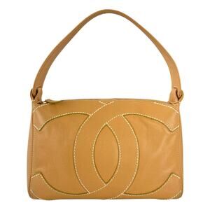 Chanel Vintage CC Stitched Shoulder Bag